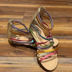 SO Multicolor Strappy Kids Sandals